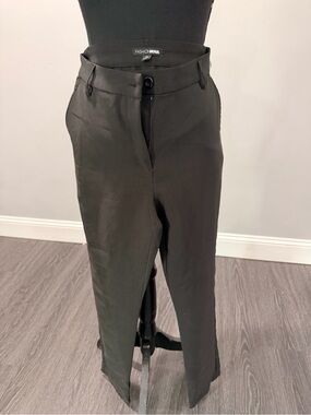 Fashion Nova Black Straight Leg Women's Dress Pants